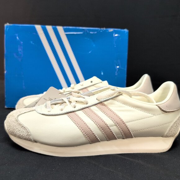 Adidas Country OG Women's Shoes IF7010 Us 7 Off White/ Wonder Taupe - Picture 1 of 10